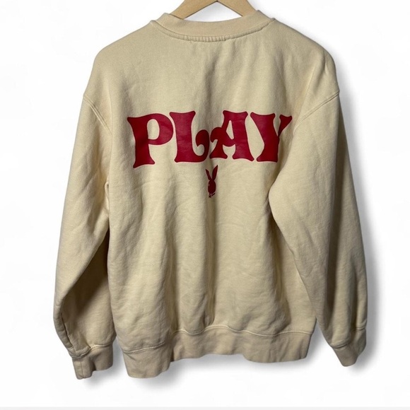 Playboy by PacSun Unisex Sweatshirt Medium Retro "Pleasure Seeker Retreats" Crew - Picture 3 of 3